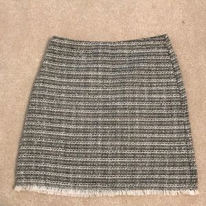 Frayed skirt